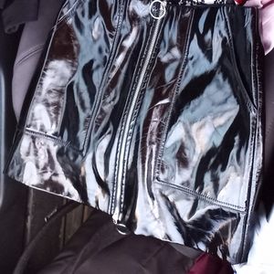 Pleather skirt